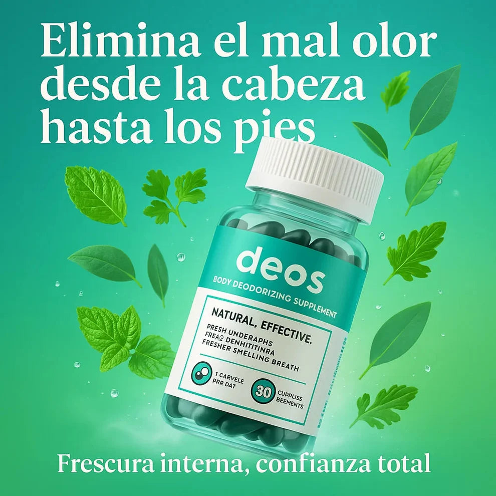 👃🏼 DEOS, DESODORANTE INTERNO: ELIMINA TODOS LOS MALOS OLORES DE RAÍZ.