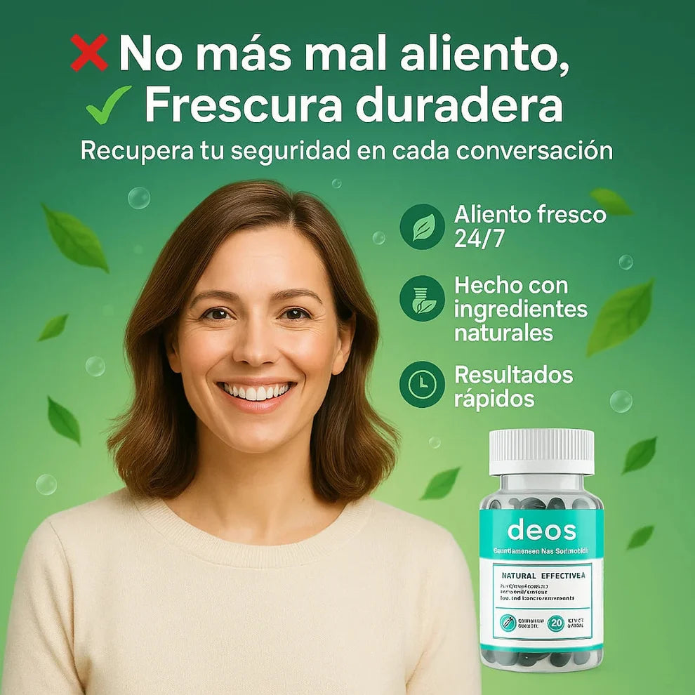 👃🏼 DEOS, DESODORANTE INTERNO: ELIMINA TODOS LOS MALOS OLORES DE RAÍZ.